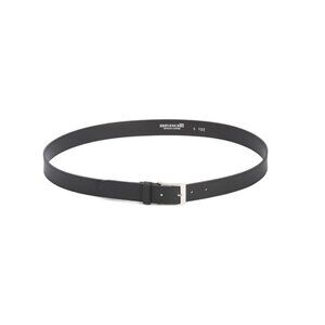 MARTINA MORI Black Leather Belt